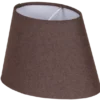Lina skjerm oval 20cm brun