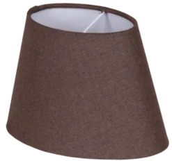 Lina skjerm oval 20cm brun