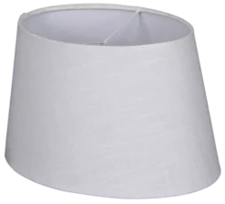 Lina skjerm oval 29cm hvit
