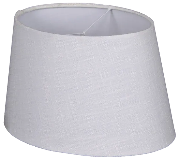 Lina skjerm oval 29cm hvit