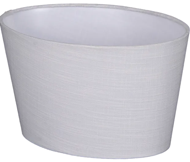 Lina skjerm oval 29cm hvit
