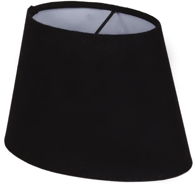 Lina skjerm oval 20cm sort