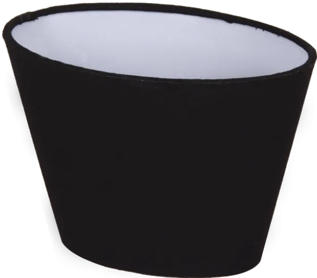 Lina skjerm oval 20cm sort