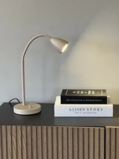 Lina skrivebordslampe 41cm beige