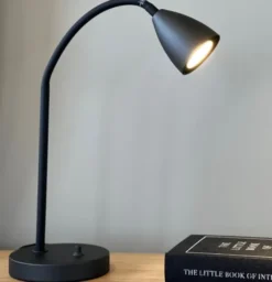 Lina skrivebordslampe 41cm sort