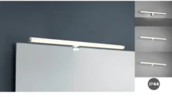Lino LED vegg baderom IP44 60cm krom
