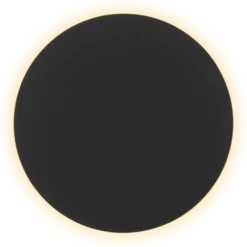 Liza sirkel LED vegglampe 30cm sort