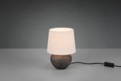 Lou bordlampe 25cm brun