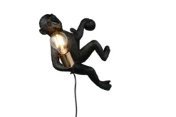 Louy vegglampe 36,5cm sort