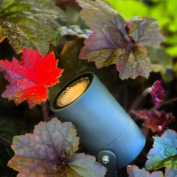 Luna LED utelampe spot IP65 grå