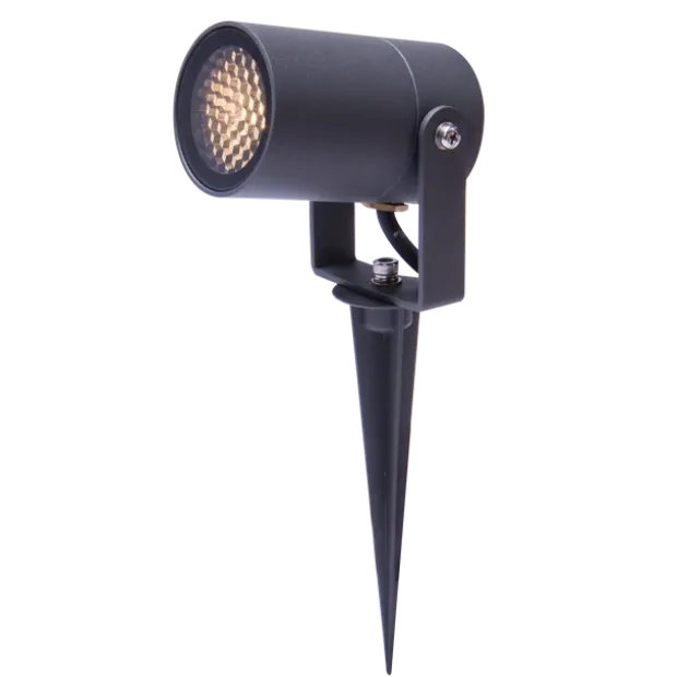 Luna LED utelampe spot IP65 grå