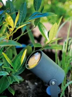 Luna LED utelampe spot startpakke IP65 2pk. grå