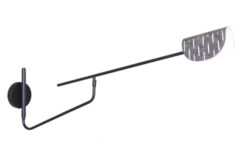 Lunar Arc vegglampe 30,5cm sort