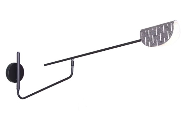 Lunar Arc vegglampe 30,5cm sort