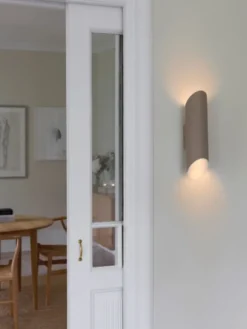 Luther vegglampe IP21 beige