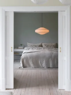 Luxe taklampe 65cm beige