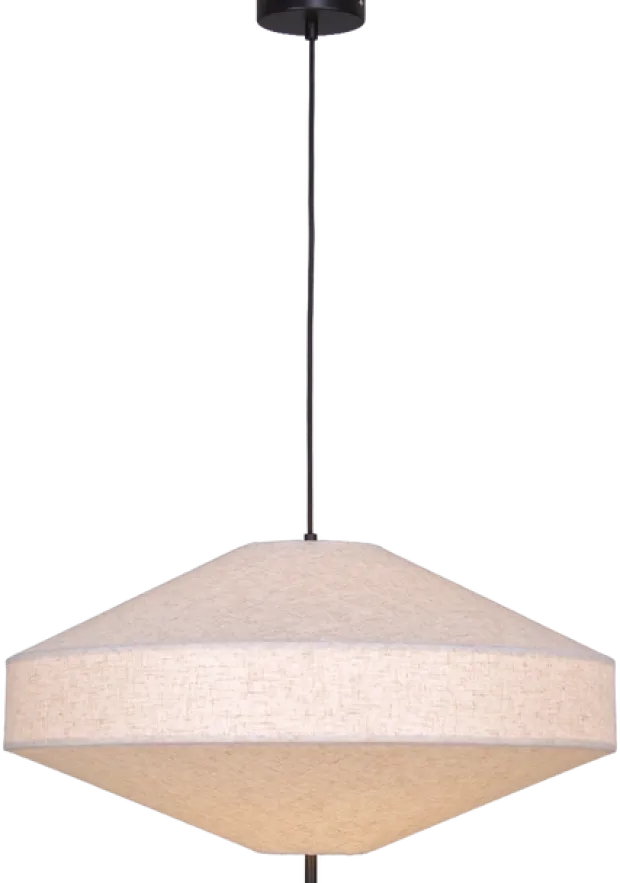 Luxe taklampe 65cm beige