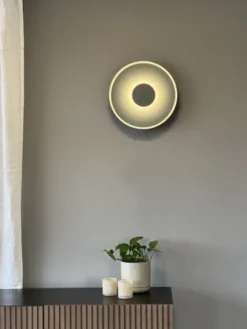 Lydia LED vegglampe 35cm grå