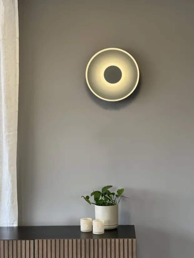 Lydia LED vegglampe 35cm grå