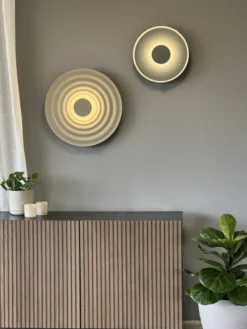 Lydia LED vegglampe 35cm grå