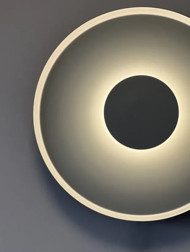 Lydia LED vegglampe 35cm grå
