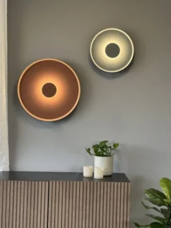 Lydia LED vegglampe 35cm grå