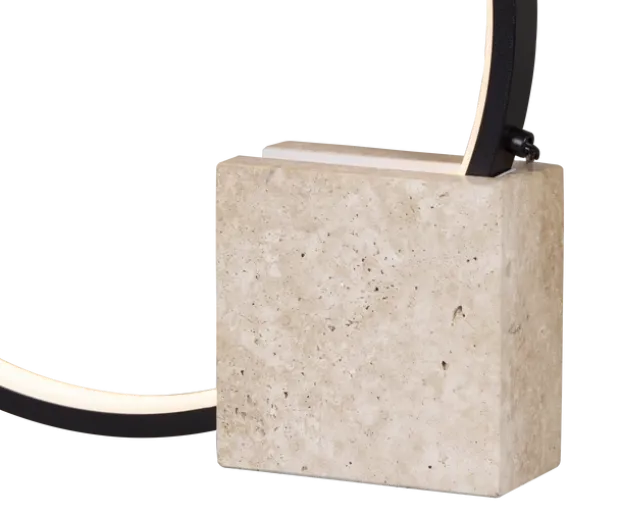 Lyon bordlampe 35cm sort