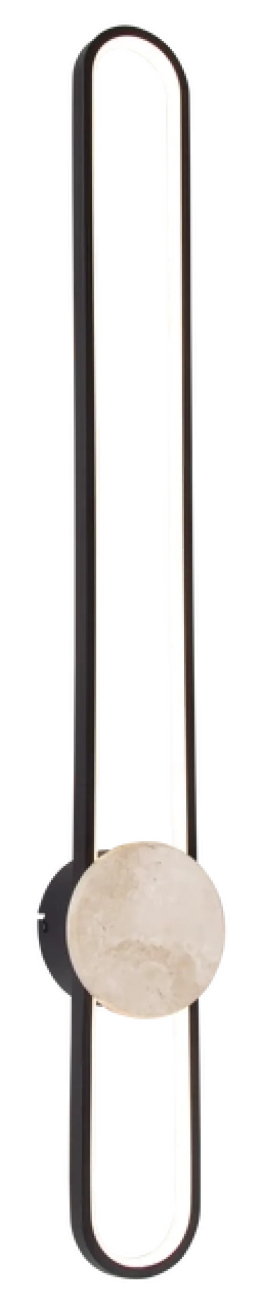 Lyon LED vegglampe 90cm sort