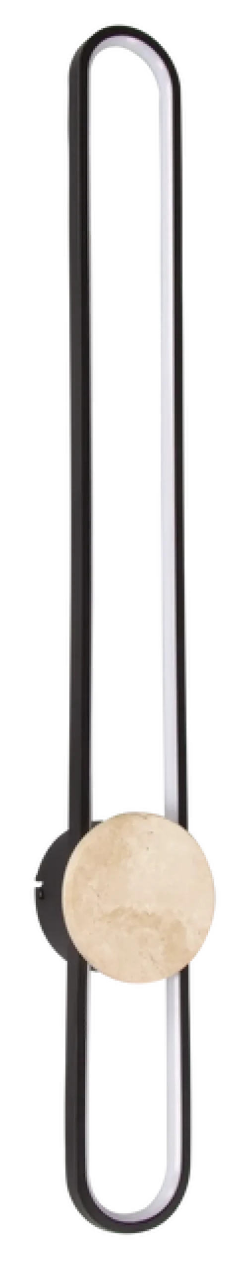 Lyon LED vegglampe 90cm sort