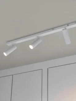 Lyra skinne 5lys 115cm hvit