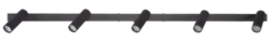 Lyra skinne 5lys 115cm tinn