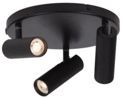 Lyra takspot 3lys 23cm sort