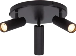 Lyra takspot 3lys 23cm sort