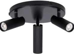Lyra takspot 3lys 23cm sort