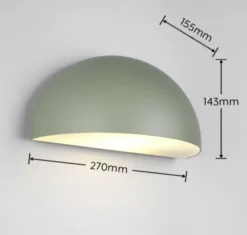 Maas utelampe vegg IP44 27cm grønn