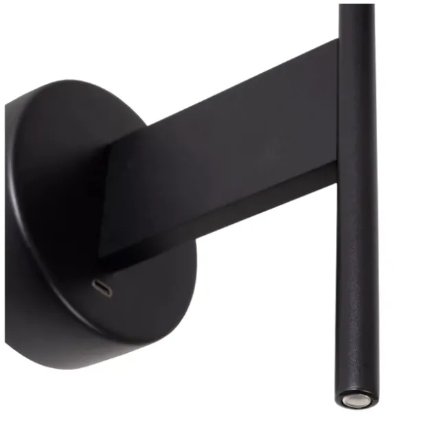 Magic vegglampe 50cm sort