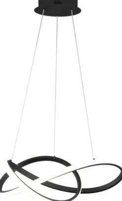 Manhatten LED taklampe 47cm sort