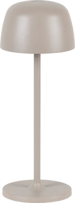 Mars LED oppladbar utelampe bord IP65 28cm beige