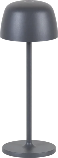 Mars LED oppladbar utelampe bord IP65 28cm grå