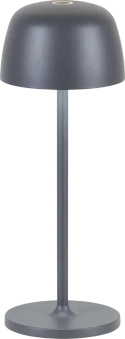 Mars LED oppladbar utelampe bord IP65 28cm grå