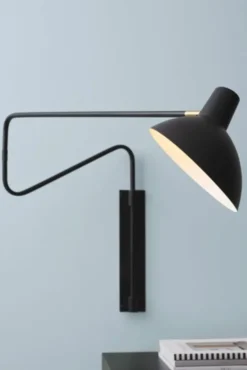 Metropole Deluxe Small vegglampe 36cm sort