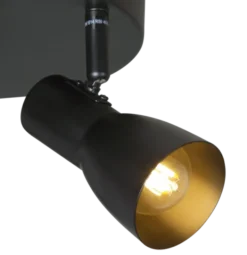 Mikes takspot 3lys 35,5cm sort