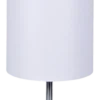 Milla bordlampe 53cm travertine/hvit