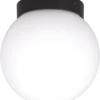 Milo LED plafond taklampe IP44 13,5cm sort