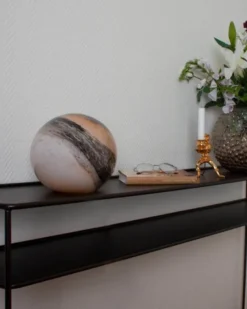Mira bordslampe 20cm brun