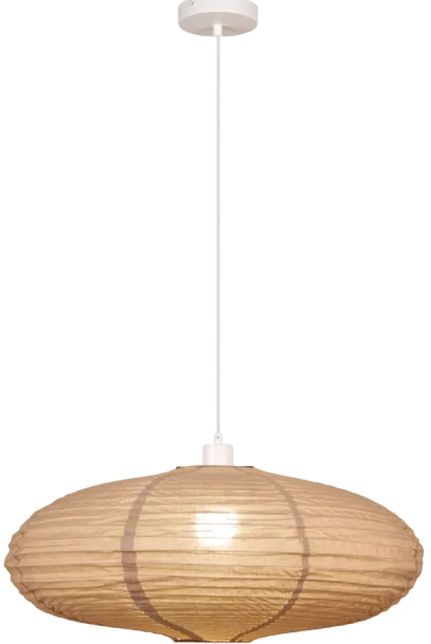 Mona taklampe 60cm beige