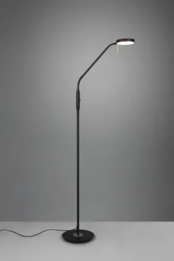 Monza LED leselampe gulv 145cm sort