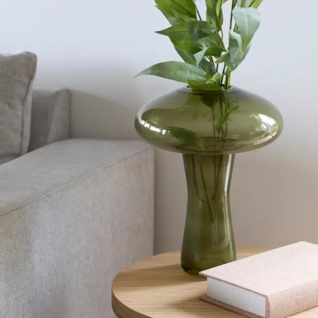 Mushroom vase og duftpinner 31cm grønn