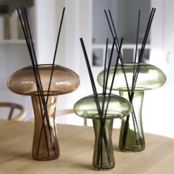 Mushroom vase og duftpinner 22,5cm grønn