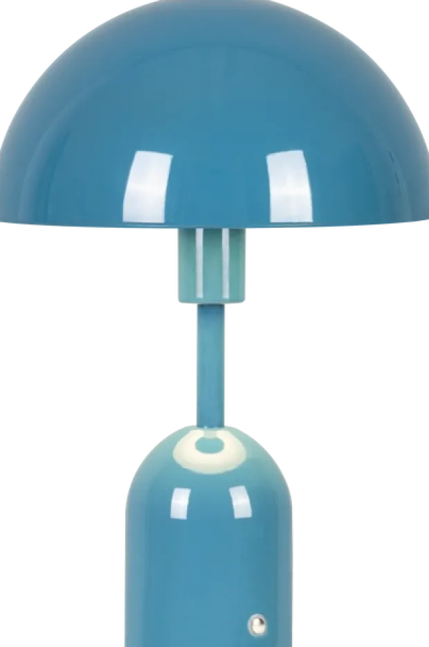 Mycena LED oppladbar bordlampe 30cm blå